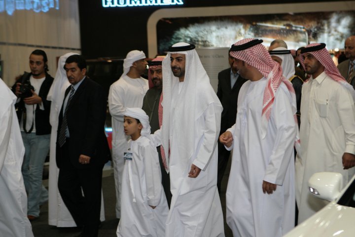 His Royal Highness Sheik Omar Al Nahyan from the UAE president family coming to Madame Sabine Balve (pic 4)